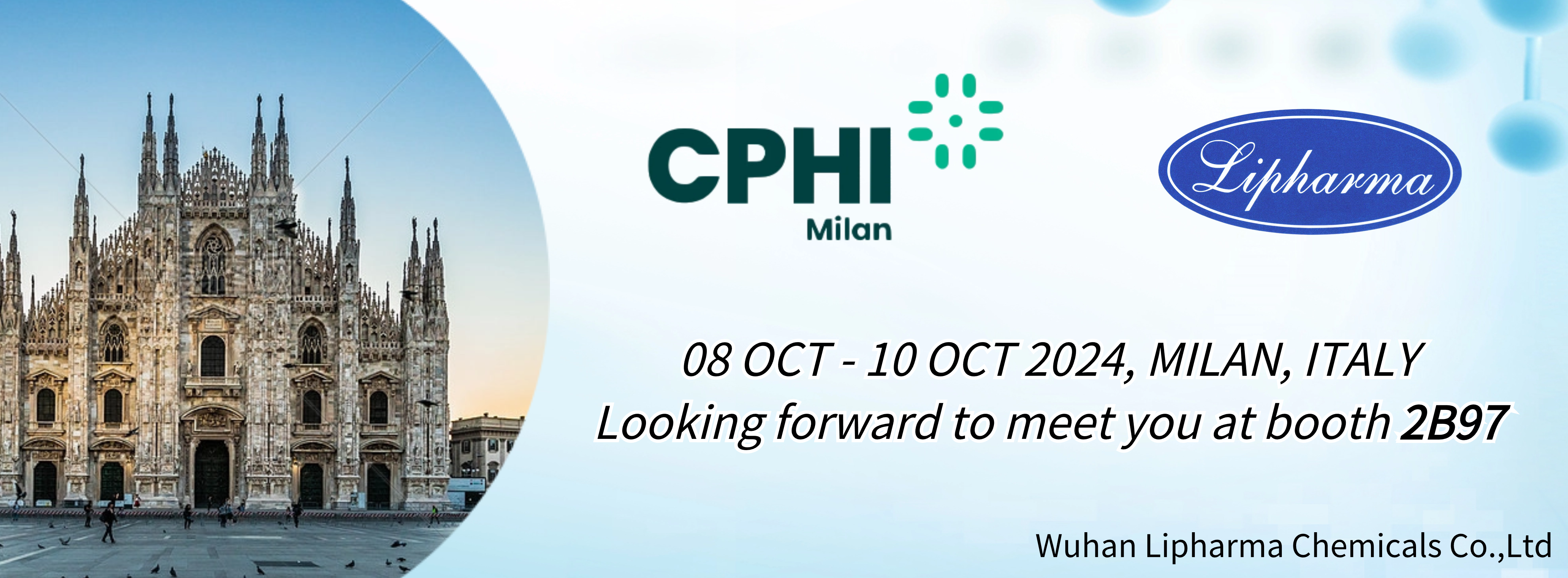 October 8-10, let's meet in Milan!